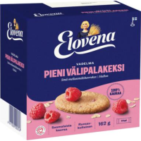 Цельнозерновое печенье Elovena 9х18г малина