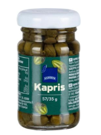 Каперсы Rainbow Kapris 57/35г