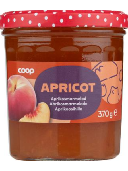 Абрикосовый джем Coop Aprikoosihillo 370г стекло