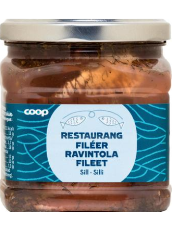 Филе сельди в остром соусе Coop silli ravintolafileet 500/285г