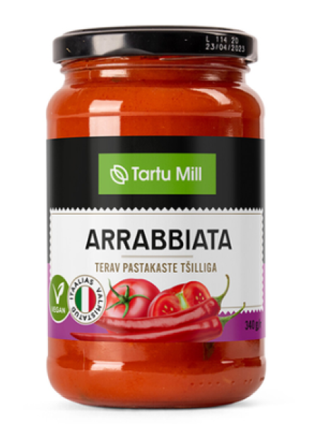 Соус для пасты TARTU MILL Arrabbiata 340 г  без глютена, без лактозы