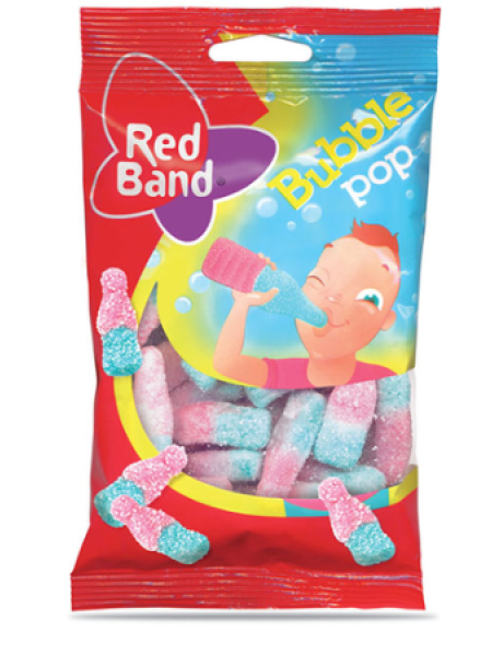 Конфеты мармеладные с кисло-фруктовым вкусом Red Band Bubble Pop 100г