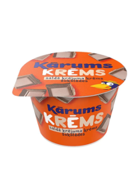Десерт взбитые сливки с шоколадом KARUMS Koorekreem šokolaadiga 150 г
