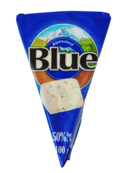 Сыр с голубой плесенью KÄSEREI Sinihallitusjuust Alpenstern Blu 100г 