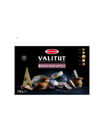 Крекеры Kantolan Valitut 5 Parasta 170г