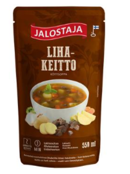 Готовый мясной суп Jalostaja Lihakeitto 550 мл