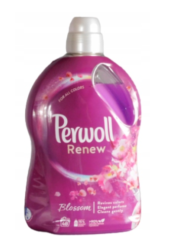 Жидкость для стирки всех типов тканей Perwoll Renew Blossom 2,88л