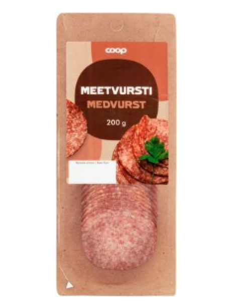 Мясная нарезка Coop meetvursti 200г