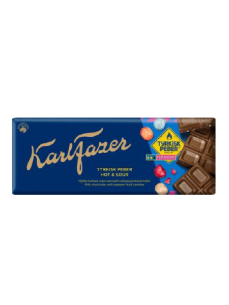 Плиточный шоколад Karl Fazer Turkish Pepper Hot&Sour 180г