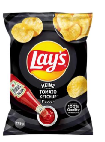 Картофельные чипсы Lay's Chips Heinz Tomato Ketchup 175г 