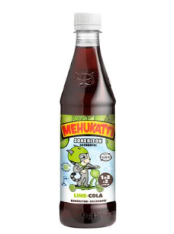 Концентрированный напиток со вкусом лайма и колы без сахара Mehukatti 1+3 0,5 л