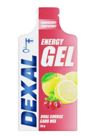 Энергетический гель Dexal Energy 30г клюква-грейпфрут