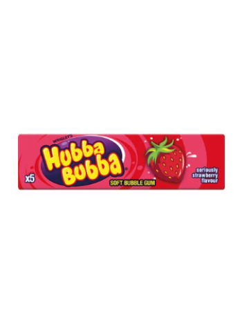 Жевательная резинка Hubba Bubba Seriously Strawberry 35г клубника