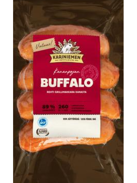Колбаски гриль Kariniemen Kananpojan Buffalo grillimakkara 260г
