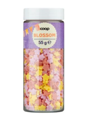 Декоративные гранулы в форме цветка Coop 55г