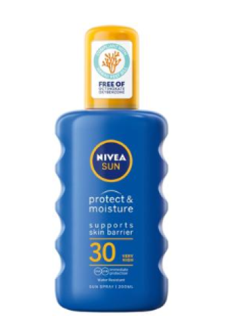 Солнцезащитный спрей NIVEA SUN Protect & Moisture Sun Spray SK30 200мл