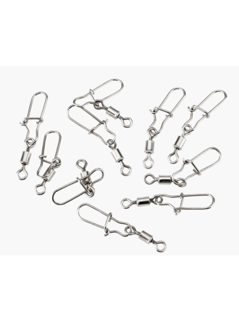 Вертлюг с карабином рыболовный  Snap Swivel №10 10шт