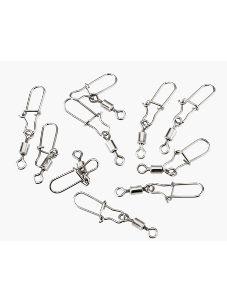 Вертлюг с карабином рыболовный Snap Swivel №10 10шт