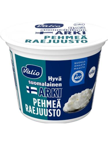 Творог мягкий без лактозы Valio Hyvä suomalainen Arki pehmeä raejuusto 200г