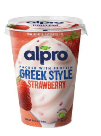 Соевый йогурт с клубникой Alpro Greek Style Strawberry 400г
