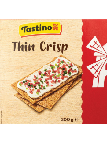 Цельнозерновые ржаные хлебцы Tastino Täistera rukkinäkileib 300г 