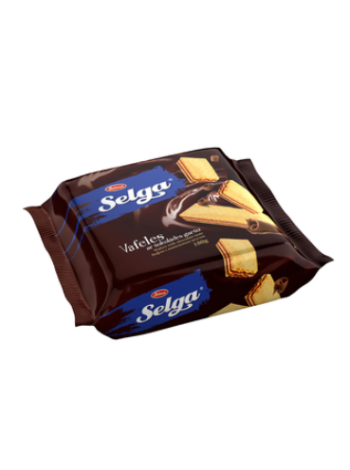 Вафли со вкусом шоколада Selga šokolaadimaitseline vahvel 180г