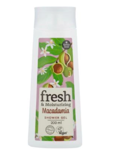 Увлажняющий гель для душа с макадами Family Fresh Moisturizing Macadamia 200мл 