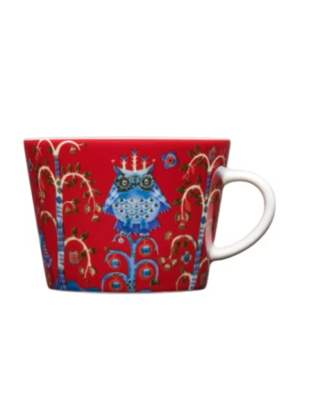 Чашка для кофе или капучино Iittala Taika 200мл красная сова