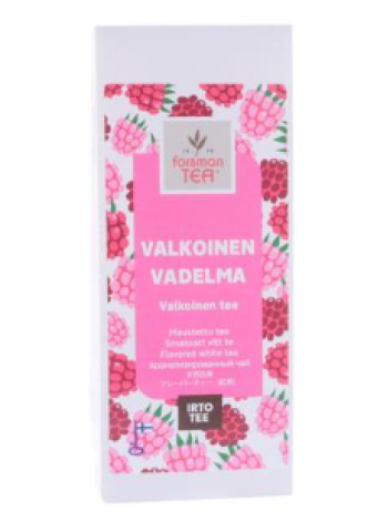 Белый чай со вкусом белой малины Forsman tea Valkoinen Vadelma 30 г