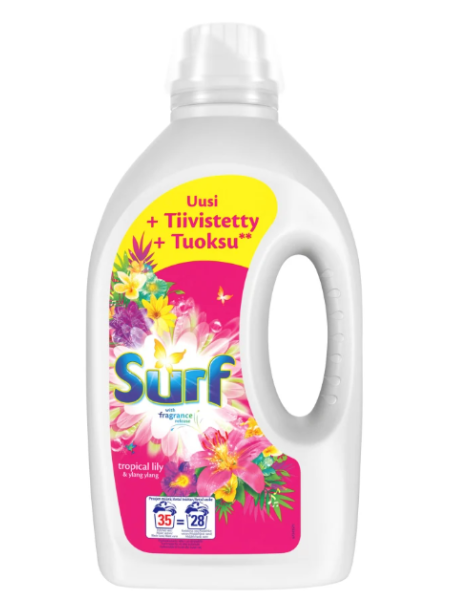 Жидкий порошок Surf Tropical Lily & Ylang ylang тропическая лилия и иланг-иланг 1400 мл