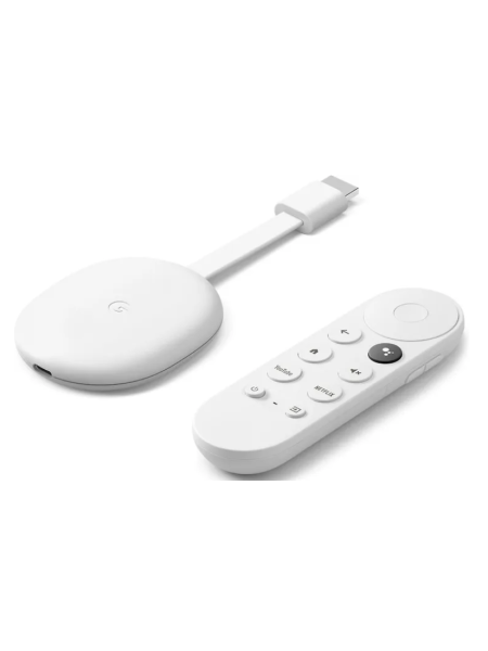 Медиаплеер Google Chromecast 4K с беспроводным медиаплеером Google TV (4-го поколения)