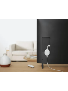 Медиаплеер Google Chromecast 4K с беспроводным медиаплеером Google TV (4-го поколения)