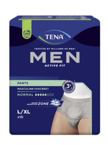 Трусики при недержании мочи Tena Men Normal L/XL 772802 10шт