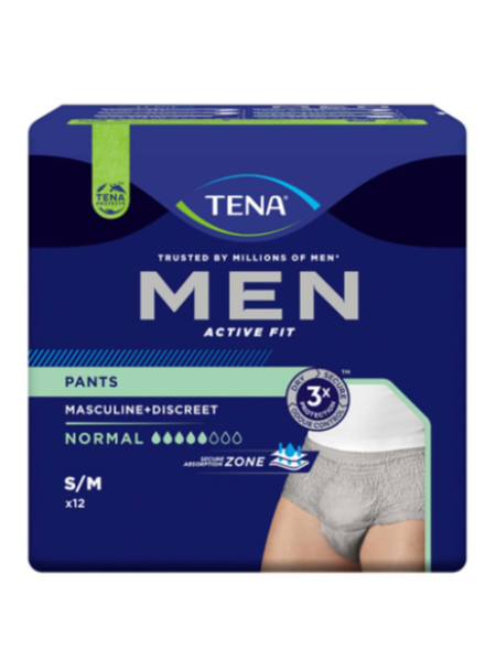 Трусики при недержании мочи Tena Men Normal S/M 772702 12шт
