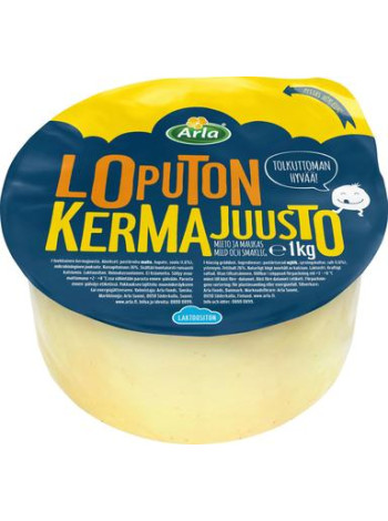 Сыр Arla Loputon kermajuusto 1кг без лактозы