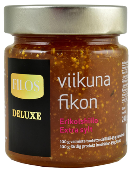 Инжирный джем Filos Deluxe viigimarjamoos 240г