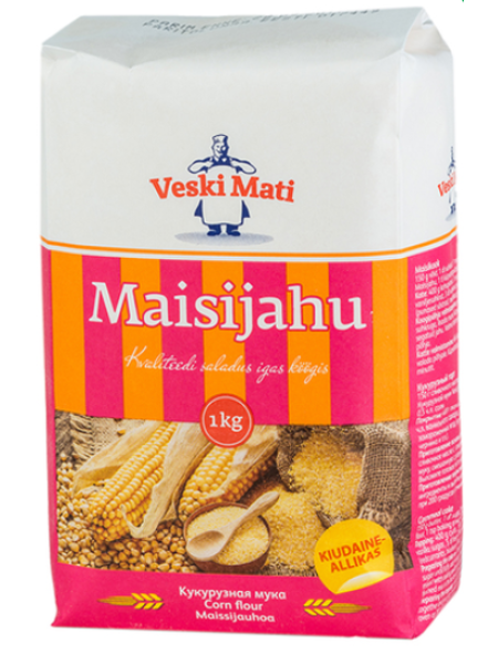 Кукурузная мука VESKI MATI Maisijahu 1 кг