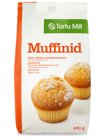 Мучная смесь для маффинов TARTU MILL Muffinipulber 400г