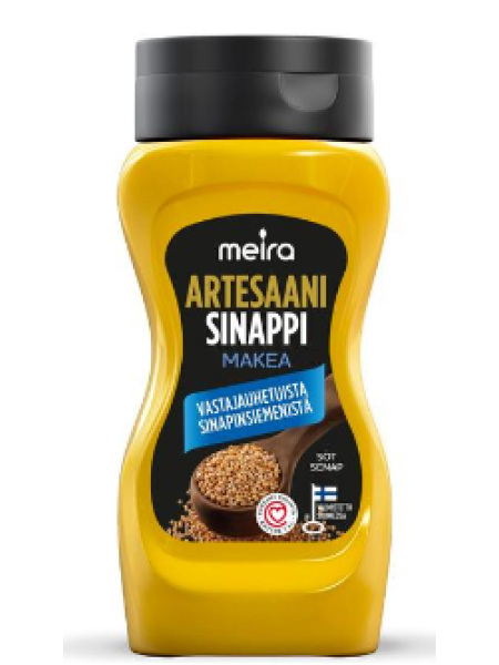 Сладкая и слегка острая горчица Meira Makea artesaanisinappi 250г