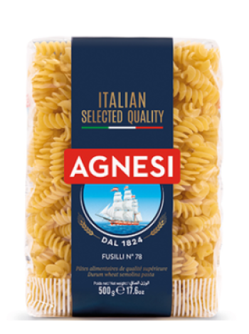 Паста Фузилли Agnesi pasta Fusilli 500г