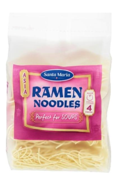 Яичная лапша Santa Maria Ramen 200 г 