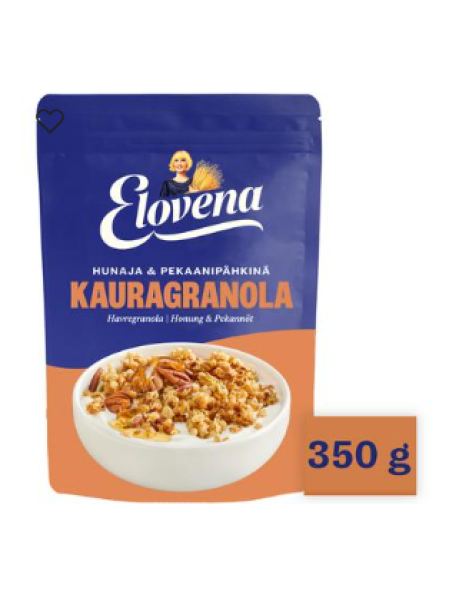 Мюсли гранола Elovena kauragranola 350 мёд и орехи пекан