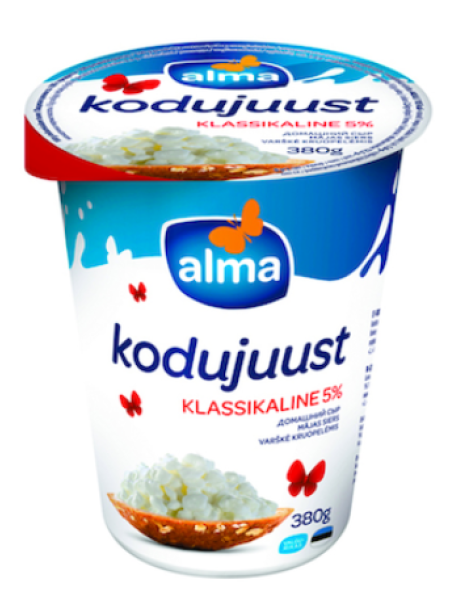 Классический творог 5% ALMA Kodujuust 380 г