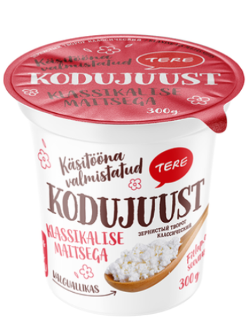 Классический творог 4% TERE kodujuust 300 г