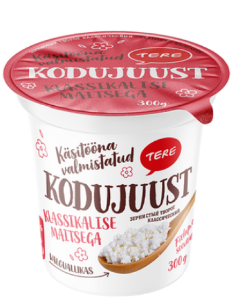 Классический творог 4% TERE kodujuust 300 г