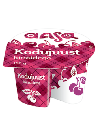 Творог с вишней AASA Kirssidega kodujuust 150г