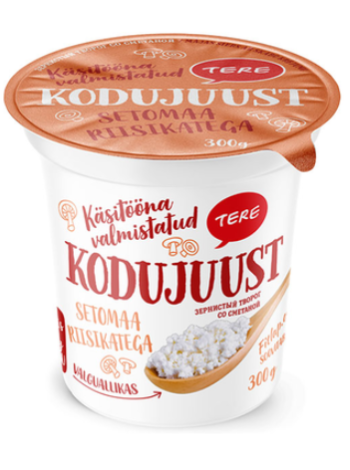 Творог с соленым рисом TERE Kodujuust Setomaa 300г