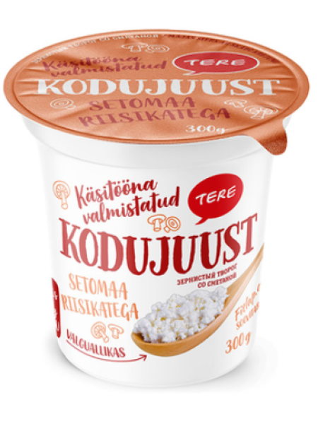 Творог с соленым рисом TERE Kodujuust Setomaa 300г