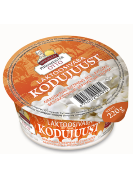Творог зерненый PIIMAMEISTER OTTO Laktoosivaba kodujuust 220г без лактозы