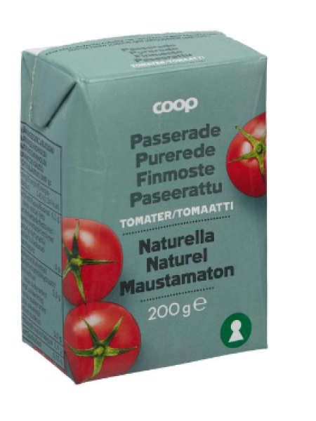 Томатное пюре Coop paseerattu tomaatti 200г
